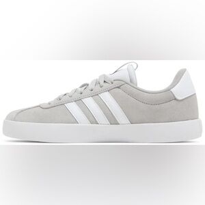 Adidas VL court grey suede women’s size 8.5M sneaker comfort walking shoe